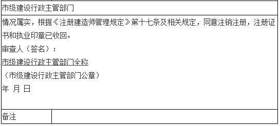建造师强制注销申请书怎么写?